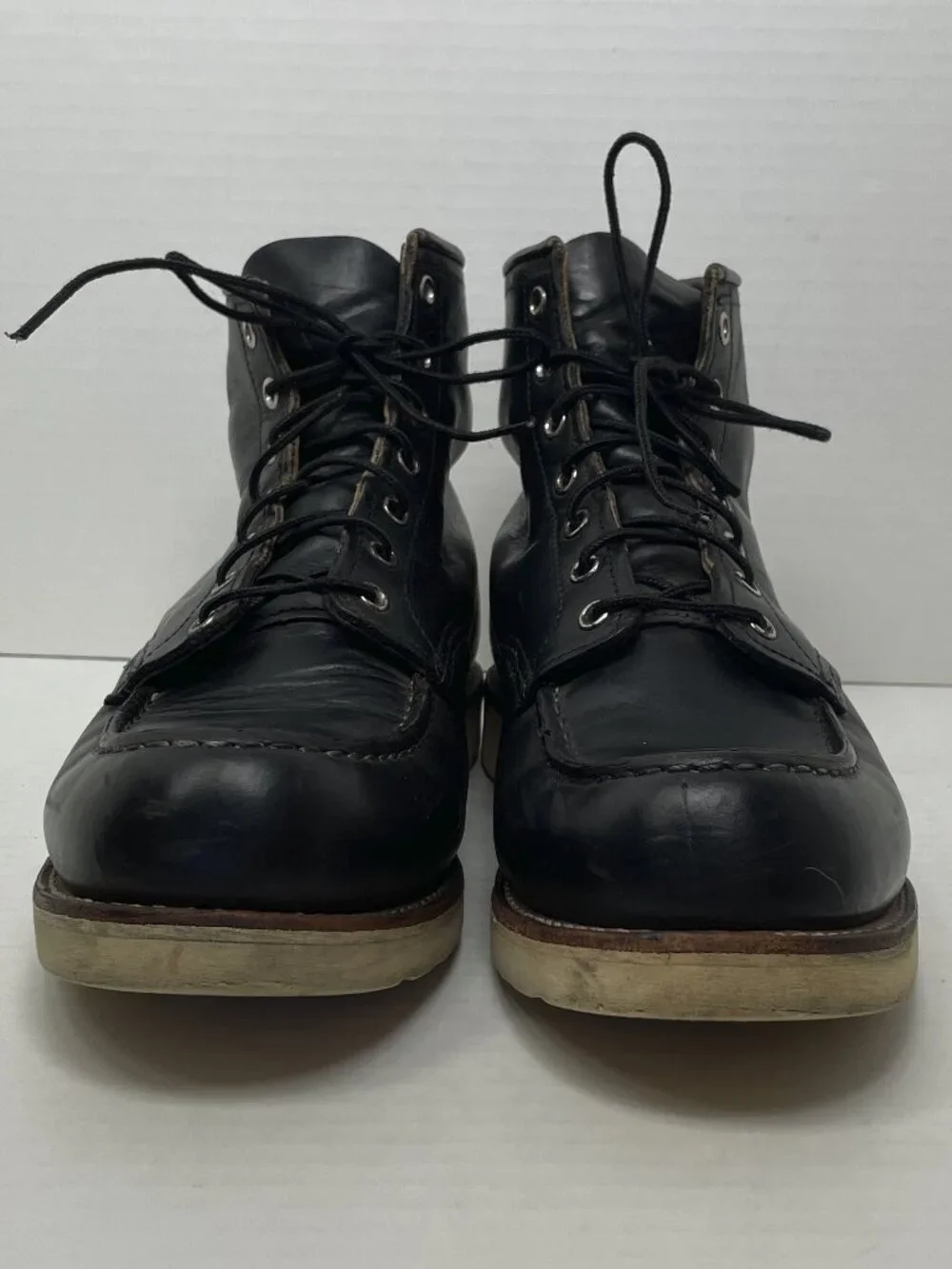 Red Wing Boots Men’s Size 11 D Leather 8890 Black Lace Up Work See Pics
